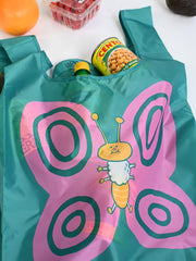 "Mighty Morphing" Reusable Bag. Design by HO HOS HOLE IN THE WALL