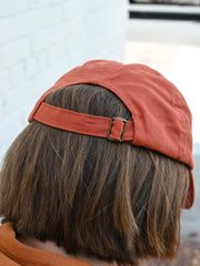 "Arepa" terra-cotta color embroidered cap