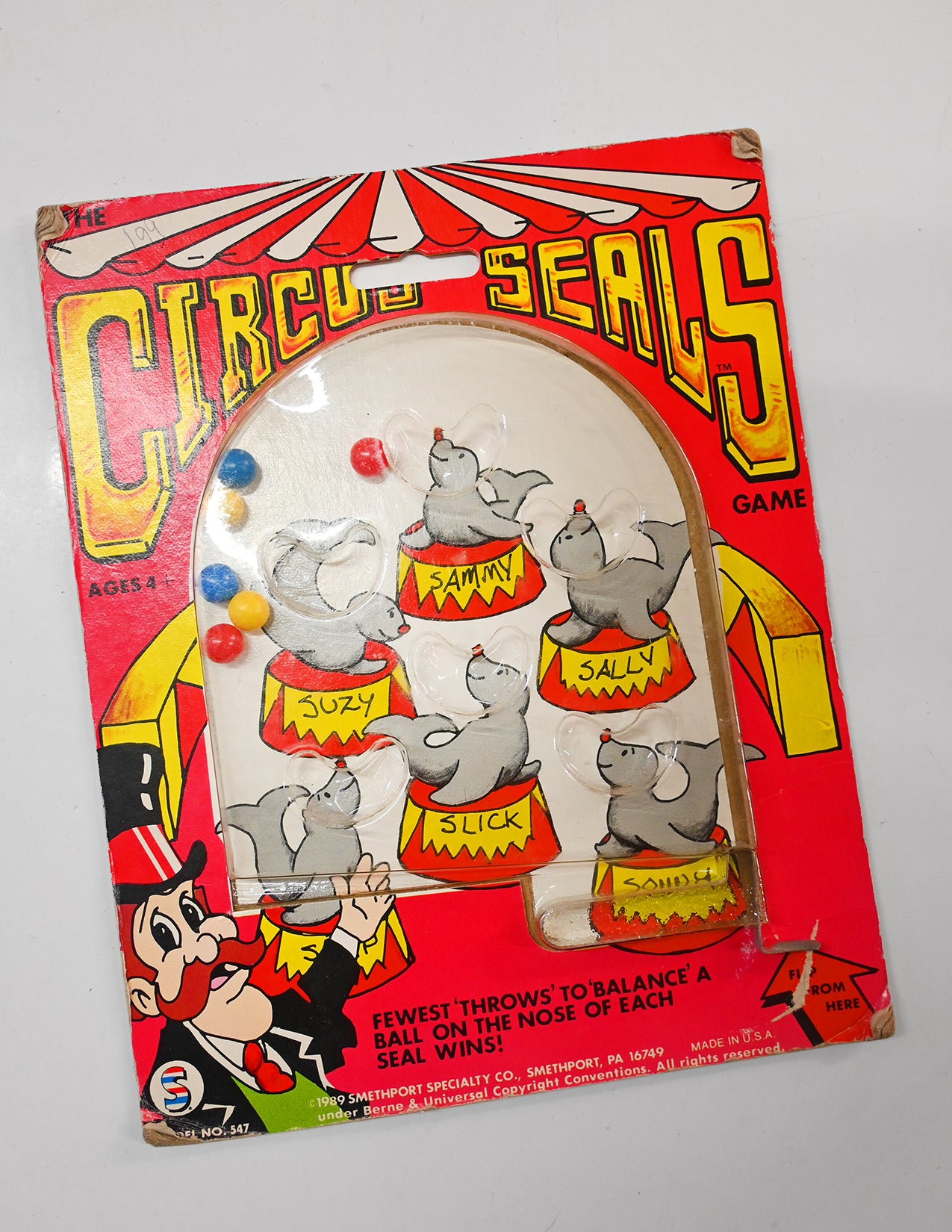 "Circus Seals" Vintage Toy