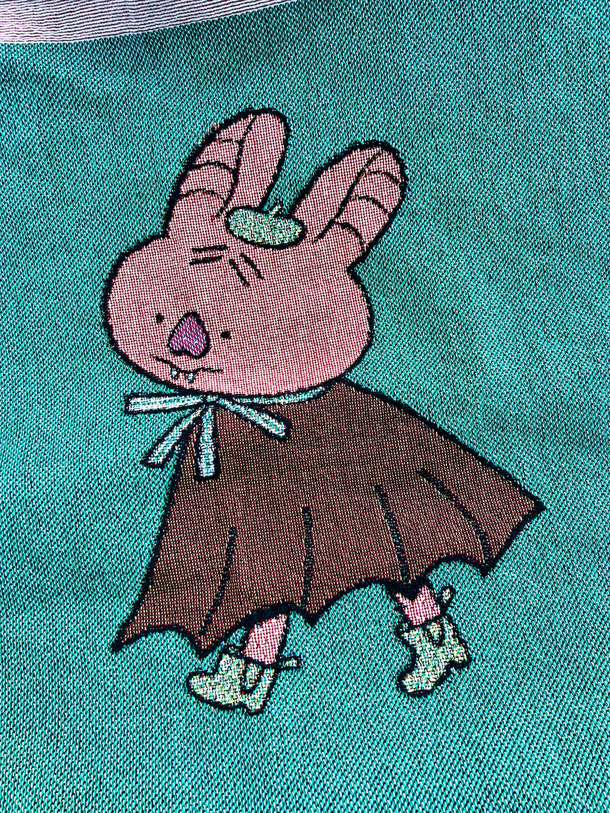 Natali Koromoto designed "Brilliantly Batty" cotton Throw blanket.