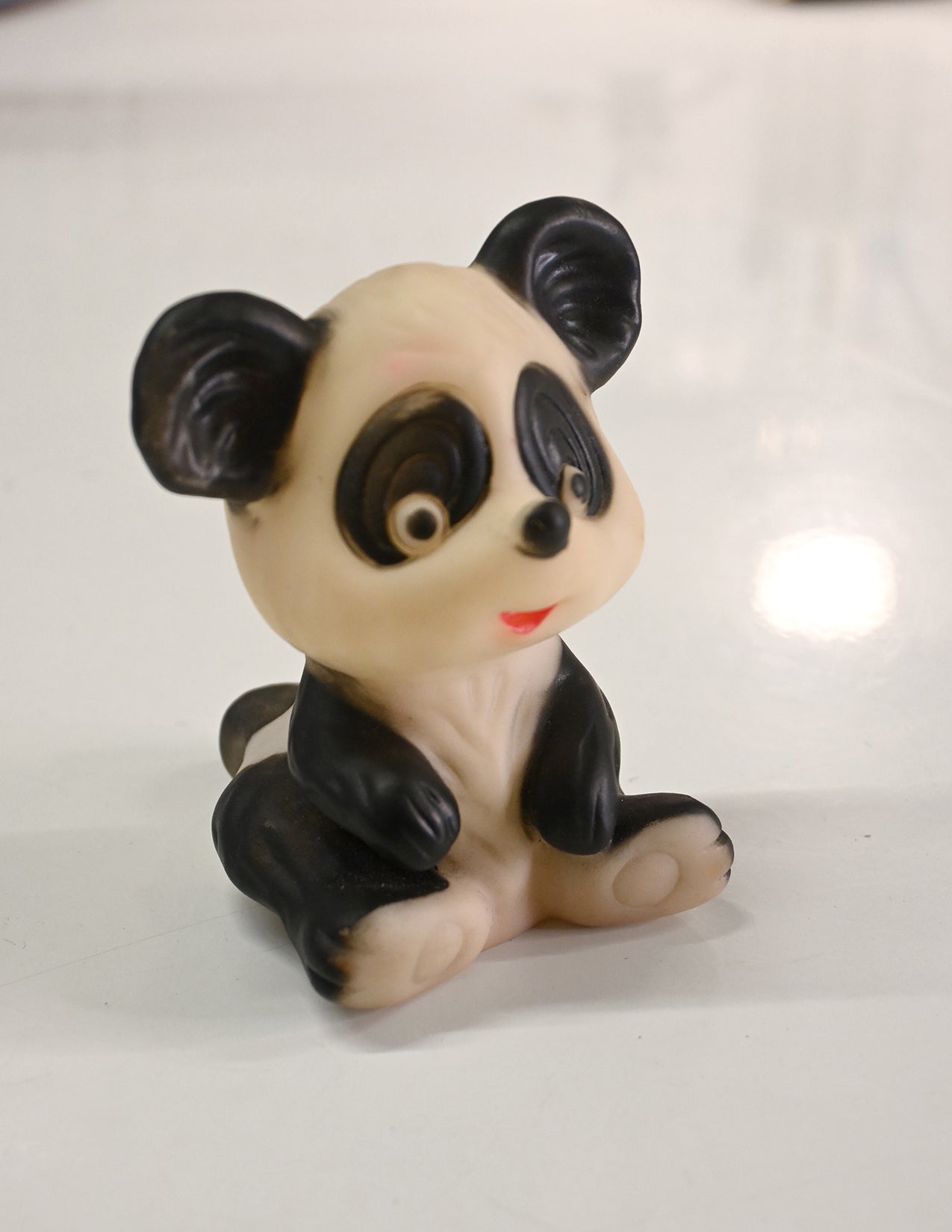 Panda squeaky toy (Vintage find)