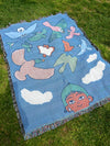 "My eyes are up here" Throw blanket