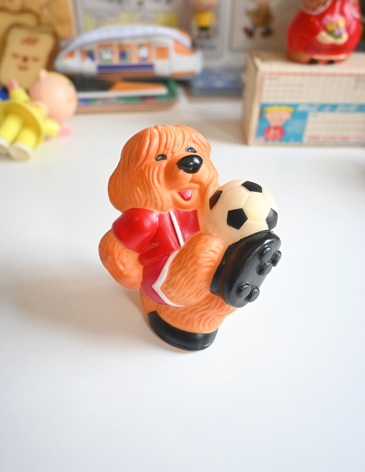 "Soccer Dog" Vintage Toy