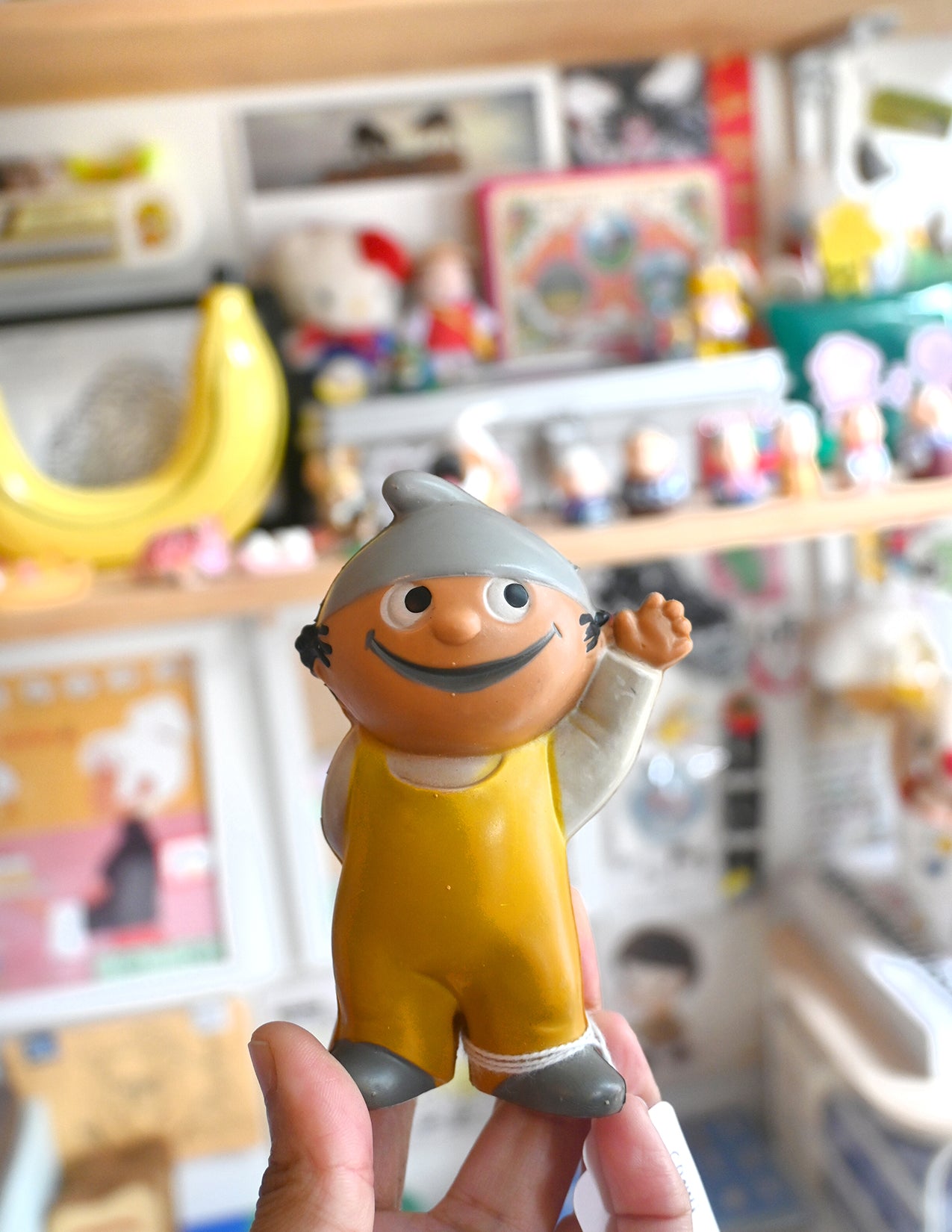 70’s Mainzelmannchen ドイツ ビンテージ ソフビTOY 3個 Mainzelmanchen 
