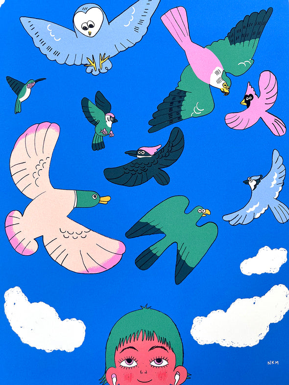 "My eyes are up here" Art Print