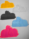 Natali Koromoto designed "Perfect Nap" collection (RABBITS) Set of two acrylic coasters.