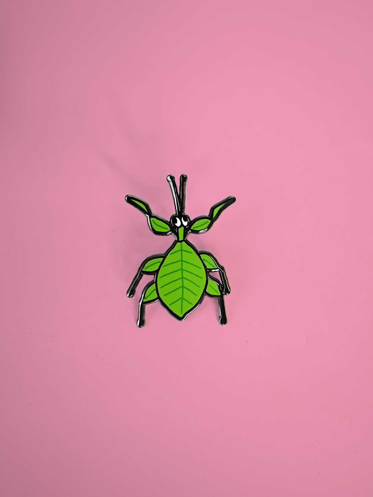 COMING SOON "Leaf Bug" Enamel pin