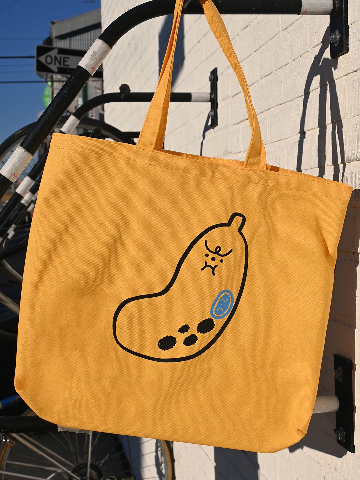 "Bananas" double-sided print tote bag - Design by Natali Koromoto