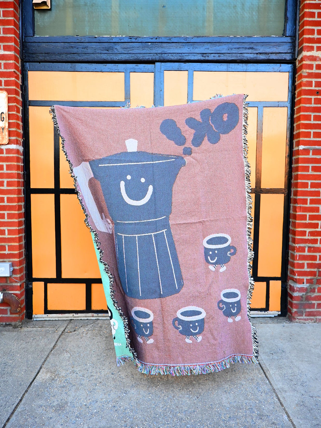 小物 THE NEWHOUSE COCONINO BLANKET Woven Throw Blanket | Rust – Little Korboose