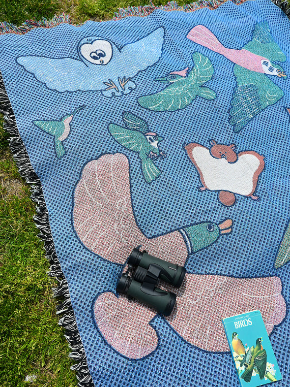 "My eyes are up here" Throw blanket