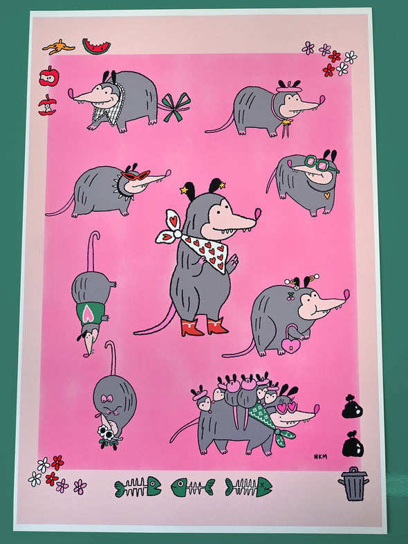 "Marvelously Marsupial" Art Print