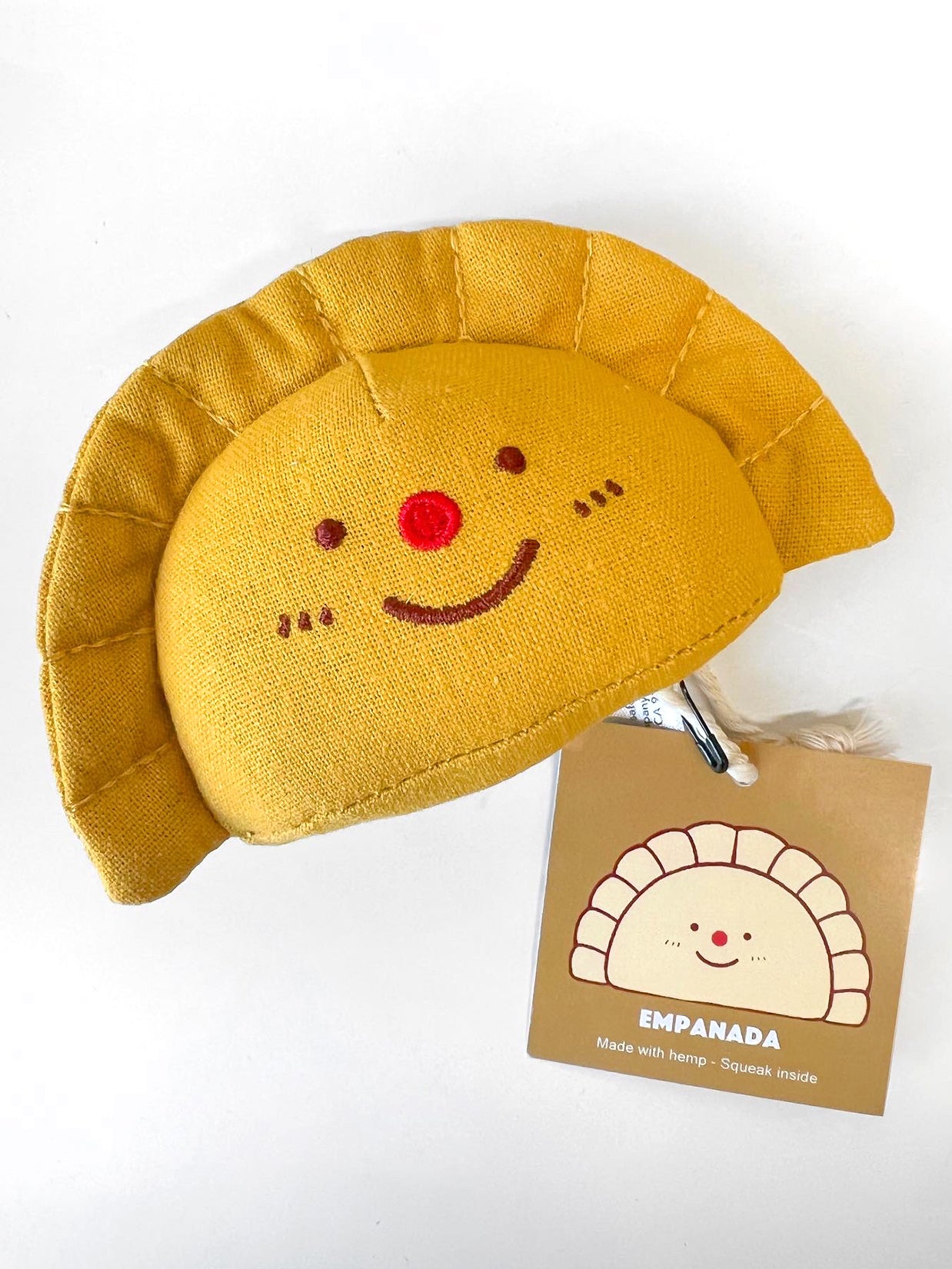 Natali Koromoto x Pawtas brand "Empanada" Squeaky Pet Toy
