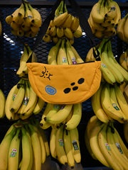 "Bad-nana" Crescent Bag. Natali Koromoto design NYC.