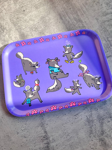 "Stylishly Skunky" Catch-all tray