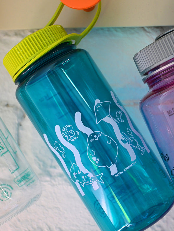"Sea Creatures" 16oz Nalgene Water Bottle