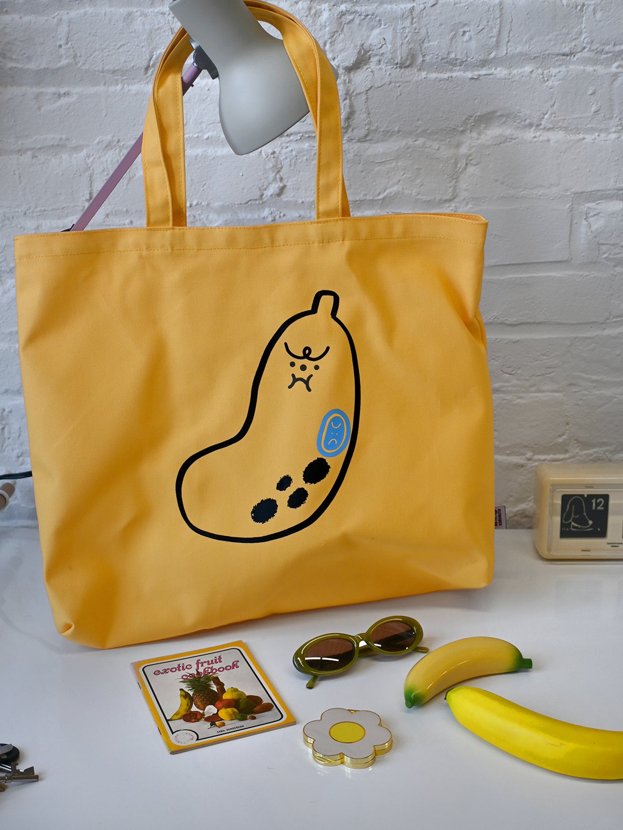 Fruit stand "Bananas" double sided tote bag