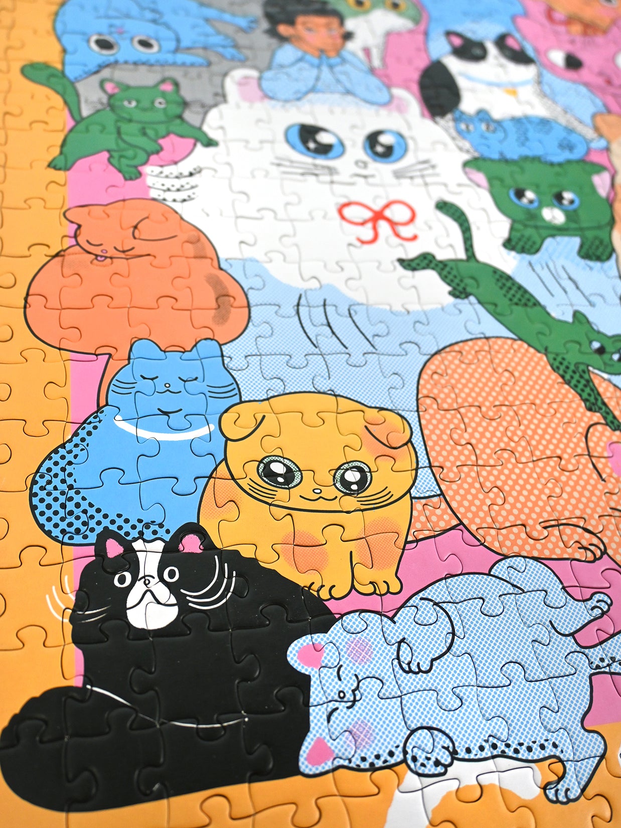 その他 Cats Cool Cats A-Z 1000 Piece Family Puzzle - Mudpuppy