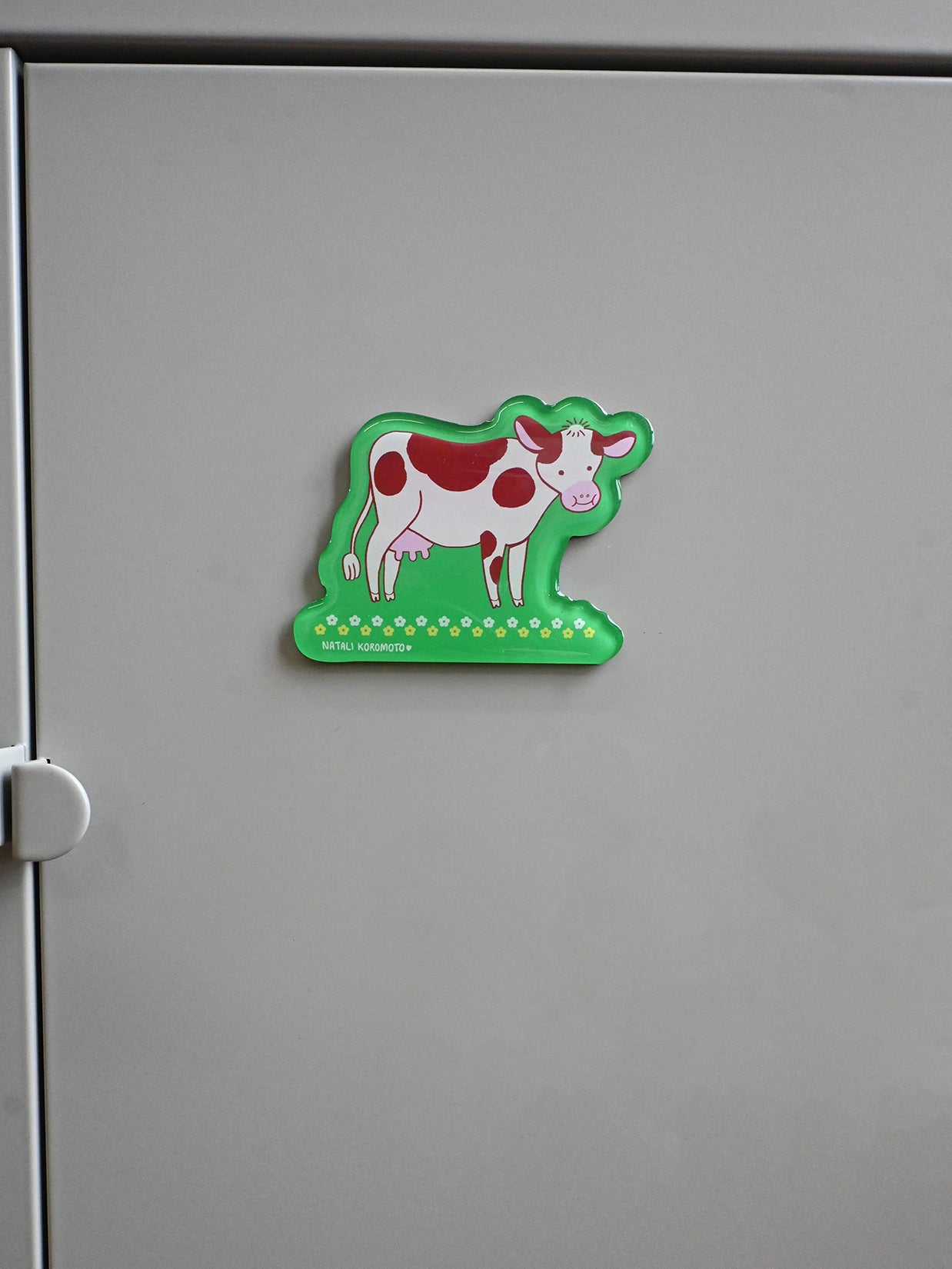 "Farm Girlies" Acrylic Magnets. Design by Natali Koromoto Martinez.