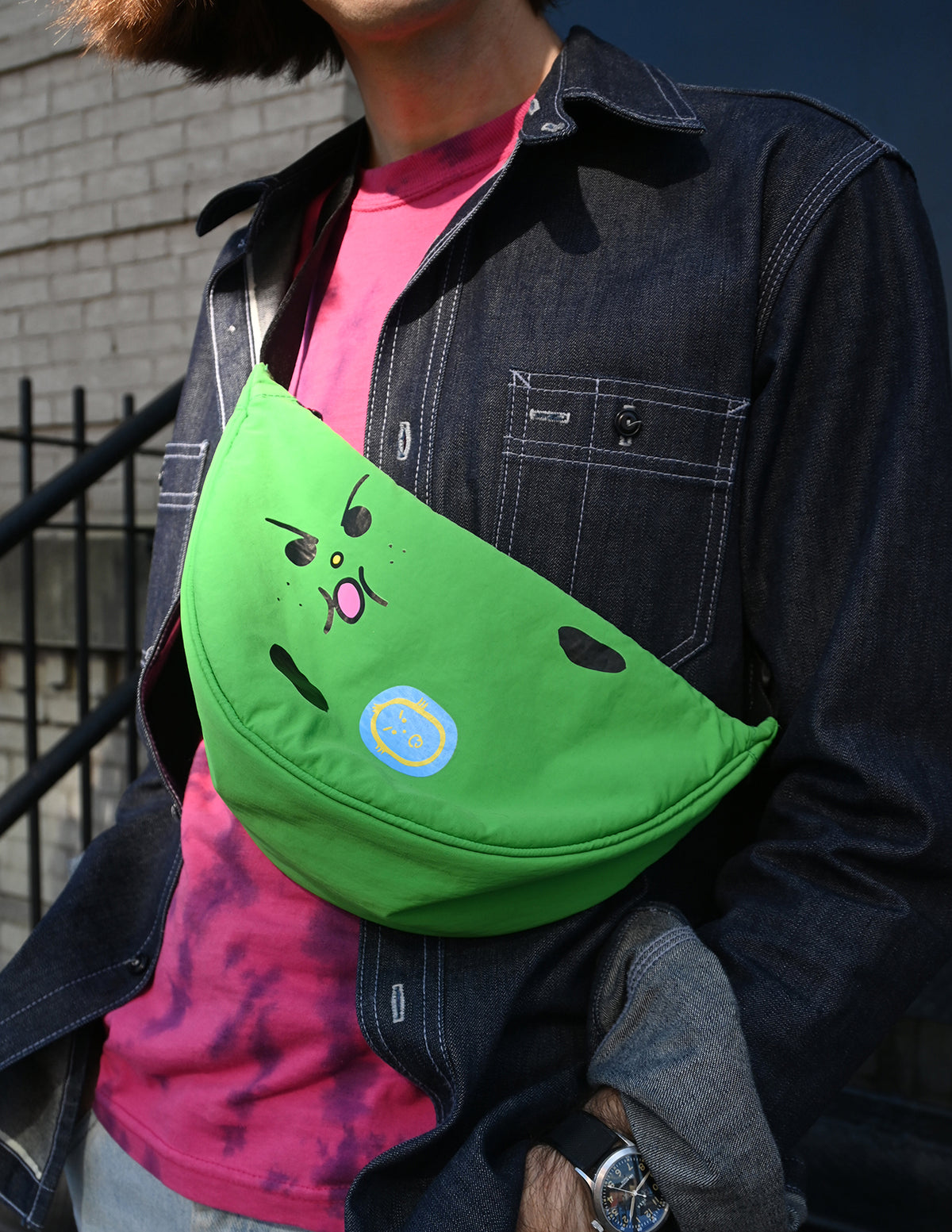 "Lil Bad-Nana" Crescent Bag