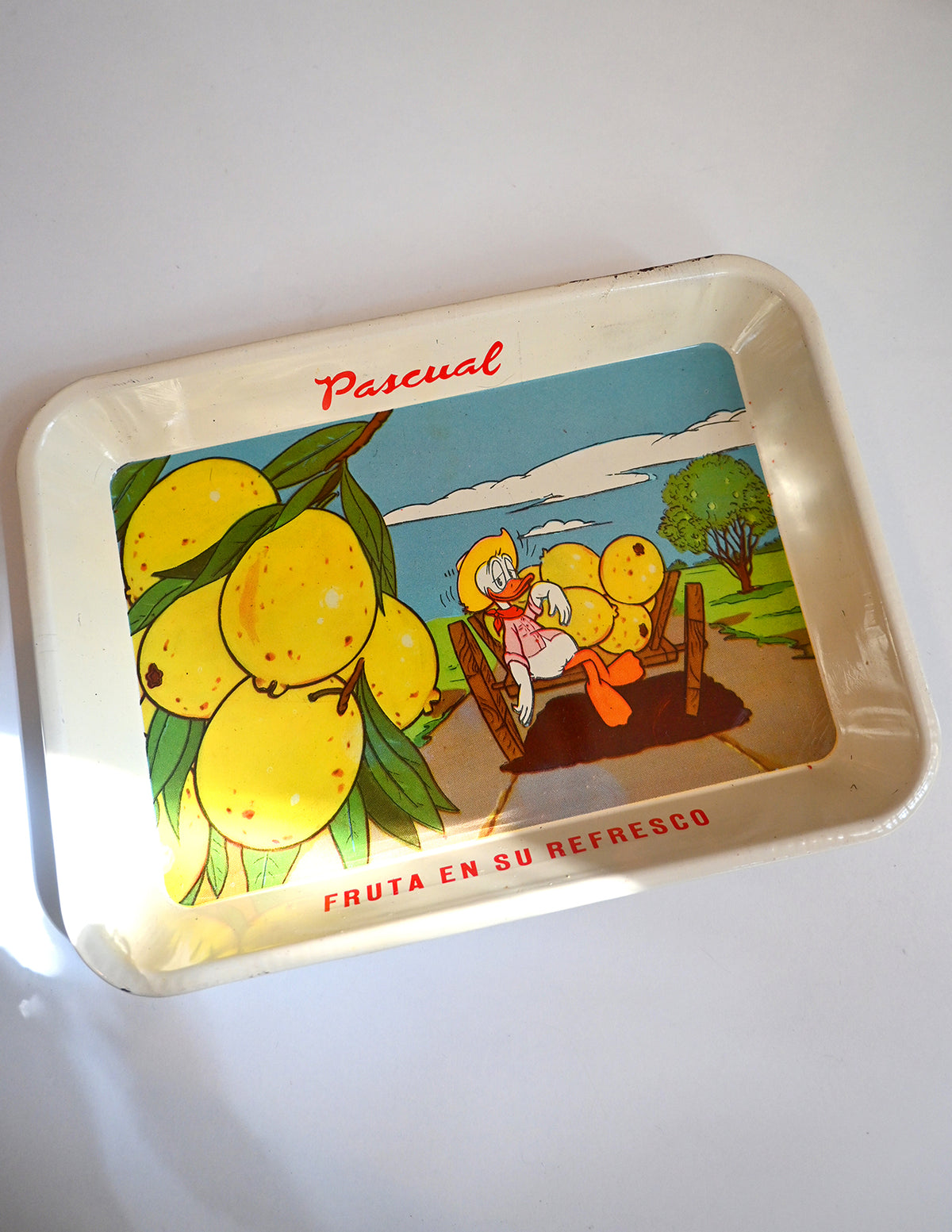 "Pascual Soda" Vintage Metal tray