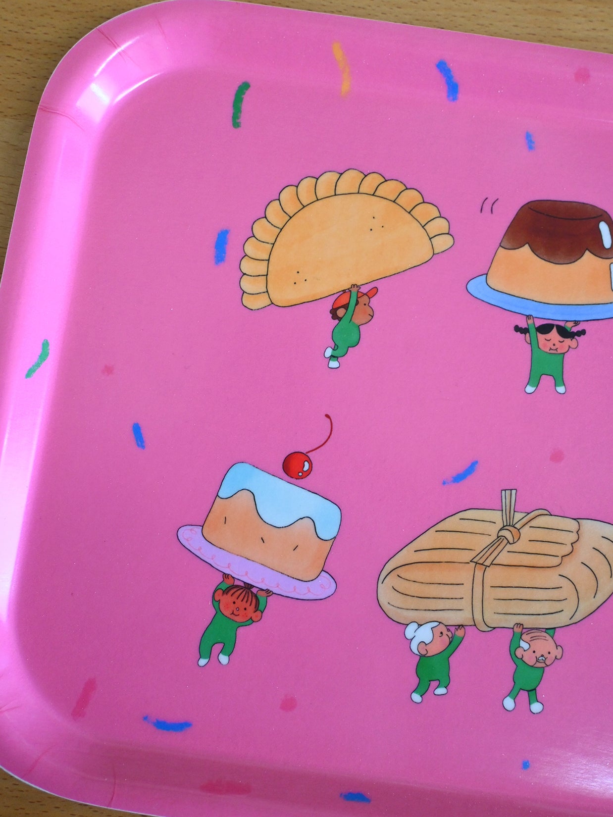 "Food on Parade" Catch-all tray. Design by Natali Koromoto (NYC)