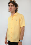 "Tutti-Frutti" Linen Shirt - Yellow Strawberry