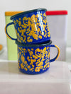 Natali Koromoto "Speckled Smileys" Enamel mug