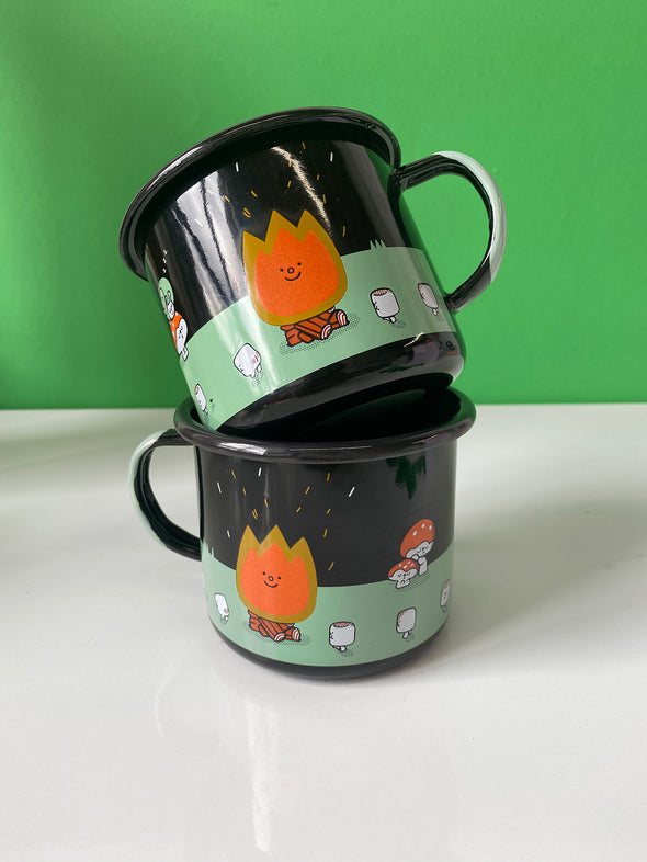 Natali Koromoto "Campfire" Enamel mug