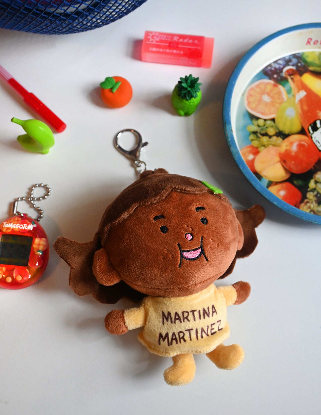 "Martina and Benito" Keychain Plush. Design by Natalí Koromoto Martínez.