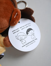 "Martina and Benito" Keychain Plush. Design by Natalí Koromoto Martínez.