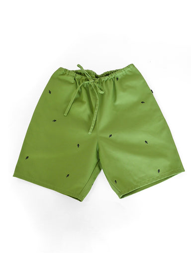 HO HOS HOLE IN THE WALL brand "Ants on Your Pants" Shorts. Design by Natali Koromoto.