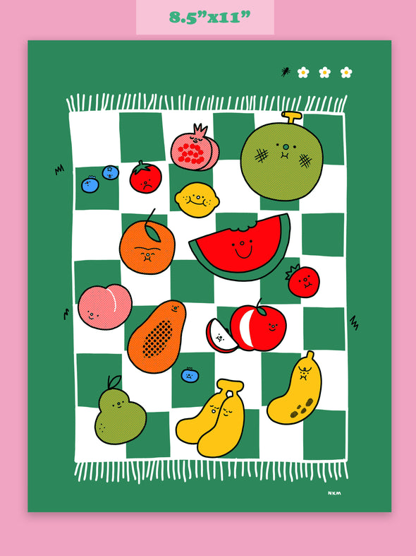 "Picnic" Art Print, by Natali Koromoto