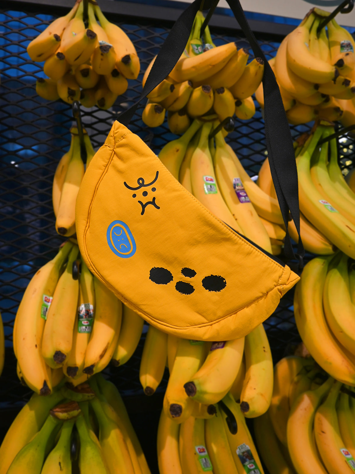 "Bad-nana" Crescent Bag. Natali Koromoto design NYC.