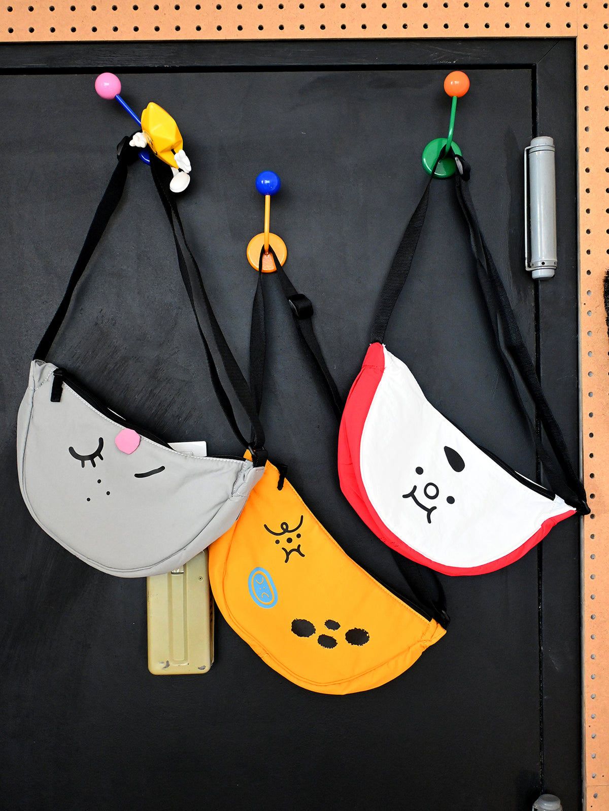 "Bad-nana" Crescent Bag. Natali Koromoto design NYC.