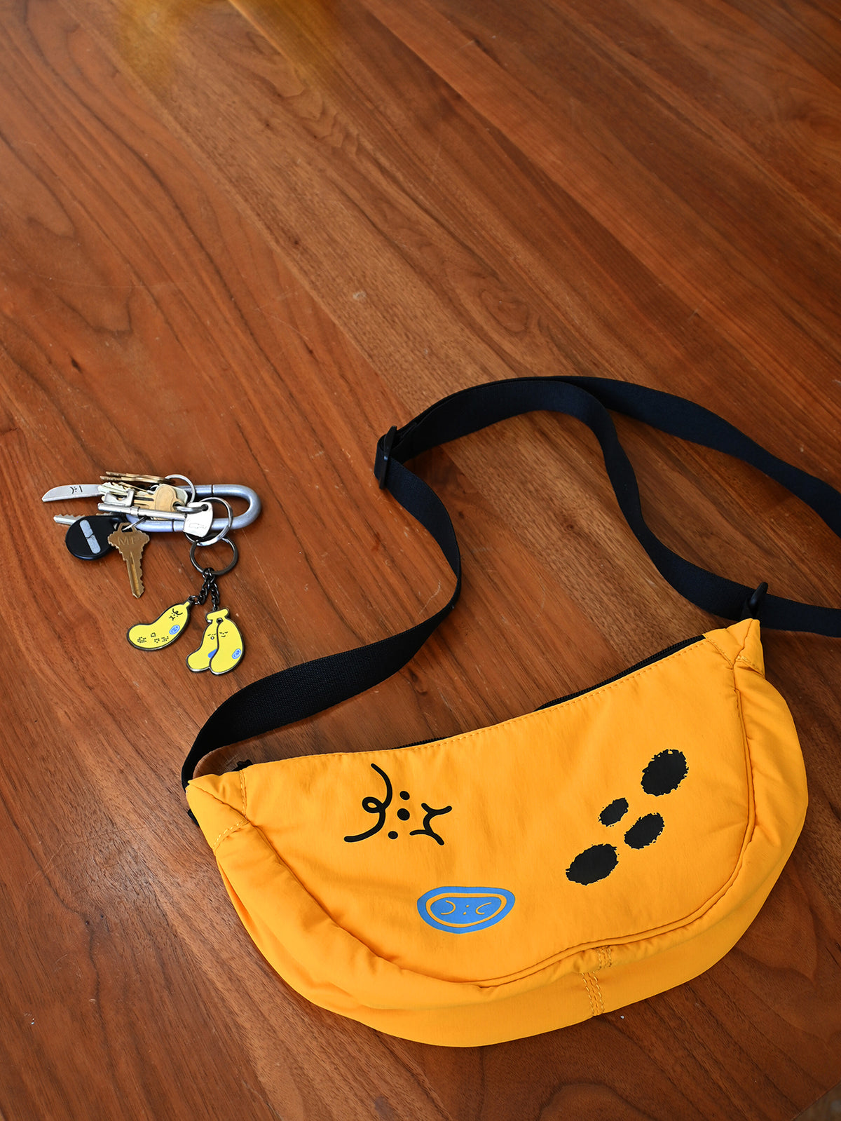 "Bad-nana" Crescent Bag. Natali Koromoto design NYC.