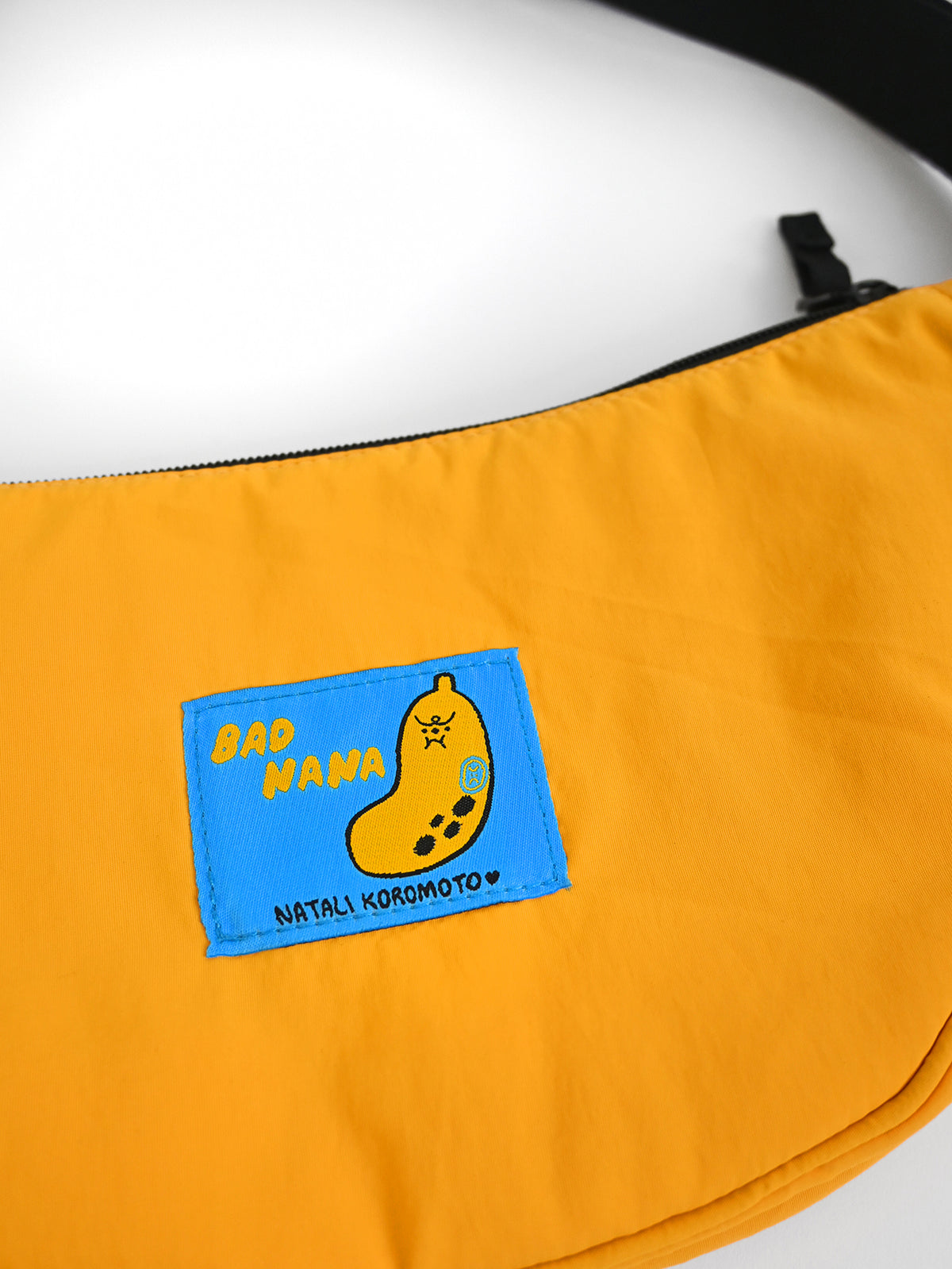 "Bad-nana" Crescent Bag. Natali Koromoto design NYC.