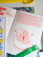 Fiery Recipes to Abolish Ice zine. 10 Fiery recipes. 60% proceeds go to United We Dream. Illustrations by Natali Koromoto Martinez.