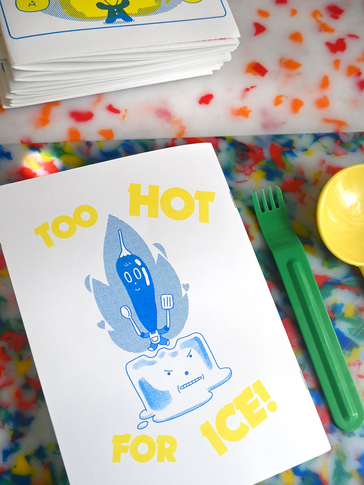 Fiery Recipes to Abolish Ice zine. 10 Fiery recipes. 60% proceeds go to United We Dream. Illustrations by Natali Koromoto Martinez.