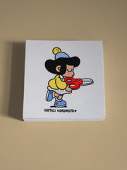 Jumbo Stickers! Designs by Natali Koromoto Martinez. Average size 3"x3". Water-resistant. Dishwasher safe