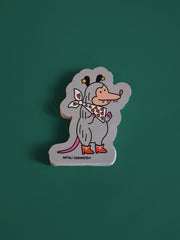 Jumbo Stickers! Designs by Natali Koromoto Martinez. Average size 3"x3". Water-resistant. Dishwasher safe