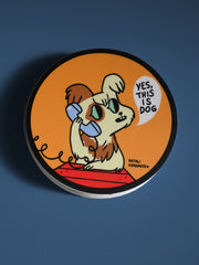 Jumbo Stickers! Designs by Natali Koromoto Martinez. Average size 3"x3". Water-resistant. Dishwasher safe