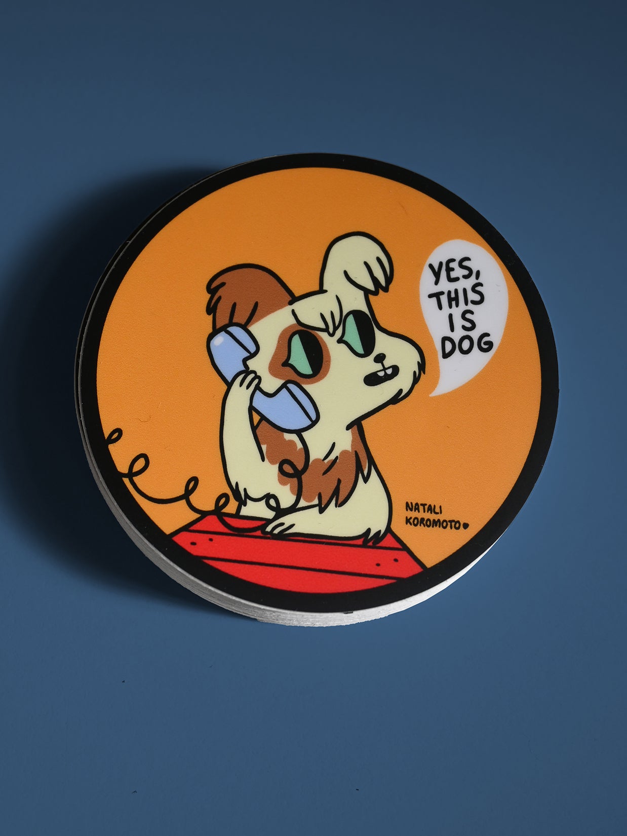 Jumbo Stickers! Designs by Natali Koromoto Martinez. Average size 3"x3". Water-resistant. Dishwasher safe