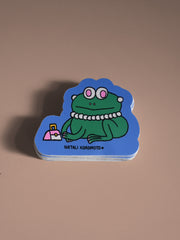 Jumbo Stickers! Designs by Natali Koromoto Martinez. Average size 3"x3". Water-resistant. Dishwasher safe