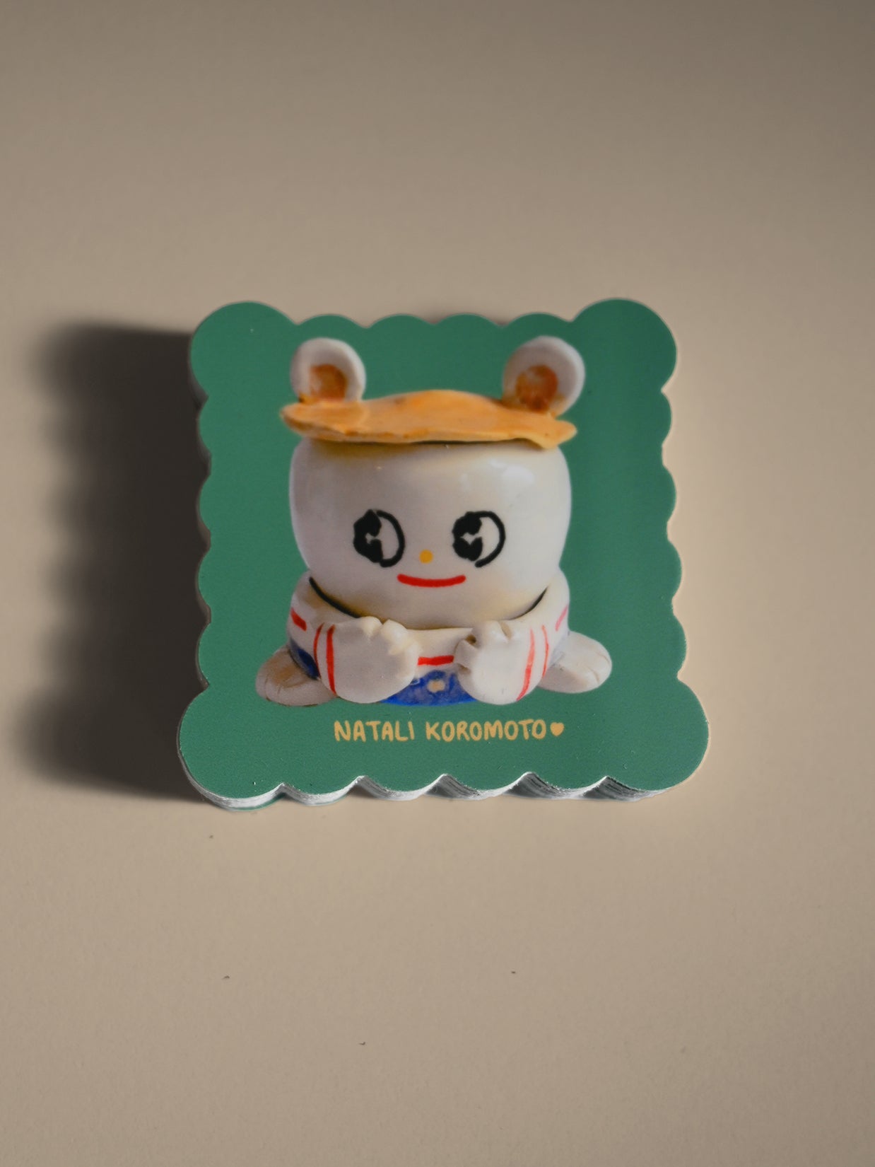 Jumbo Stickers! Designs by Natali Koromoto Martinez. Average size 3"x3". Water-resistant. Dishwasher safe