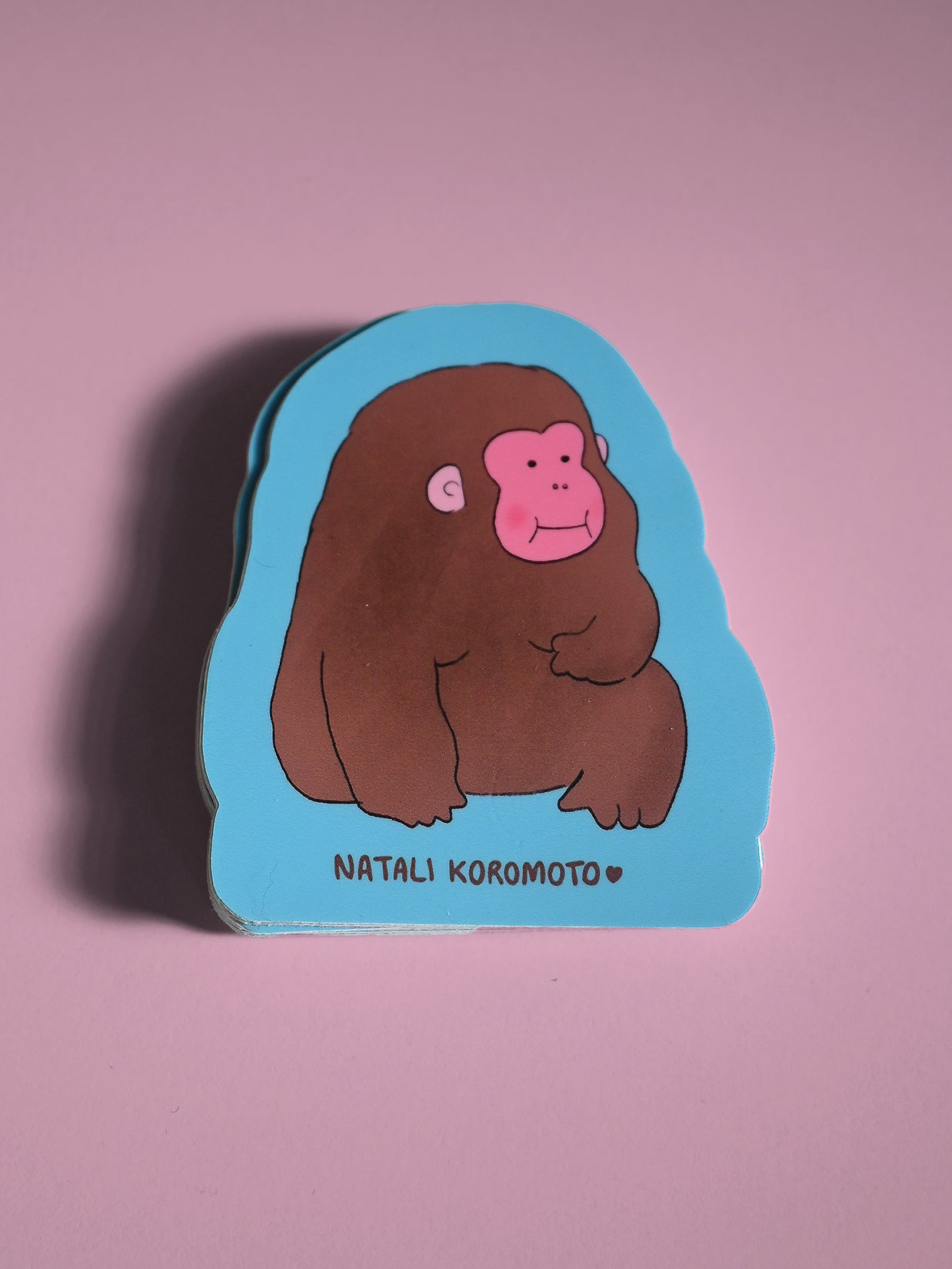 Jumbo Stickers! Designs by Natali Koromoto Martinez. Average size 3"x3". Water-resistant. Dishwasher safe