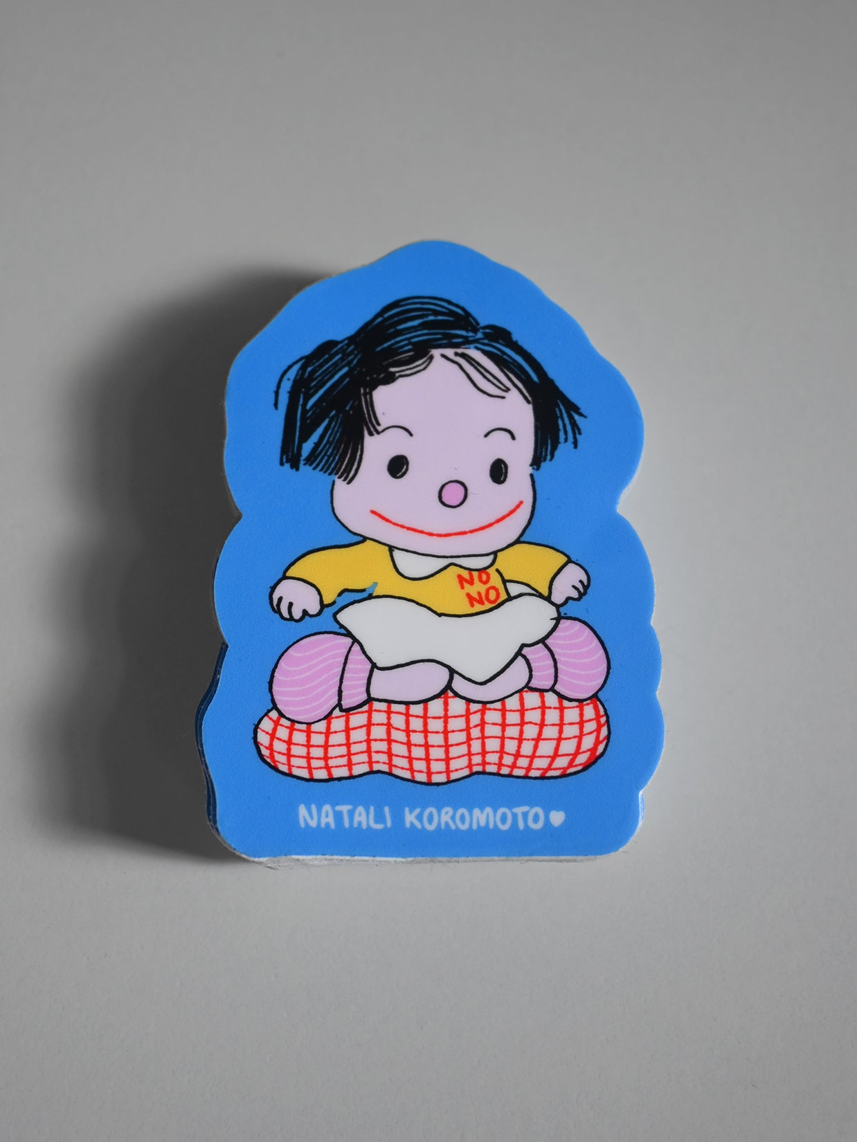 Jumbo Stickers! Designs by Natali Koromoto Martinez. Average size 3"x3". Water-resistant. Dishwasher safe