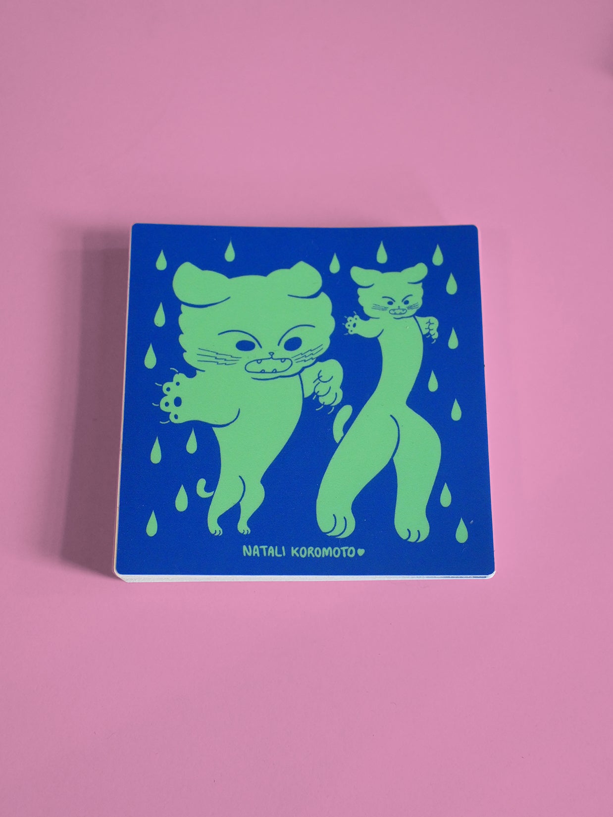 Jumbo Stickers! Designs by Natali Koromoto Martinez. Average size 3"x3". Water-resistant. Dishwasher safe