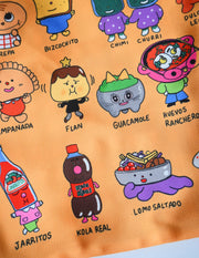 "Los Alfabetos" tote bag, by Natali Koromoto Martinez. 
