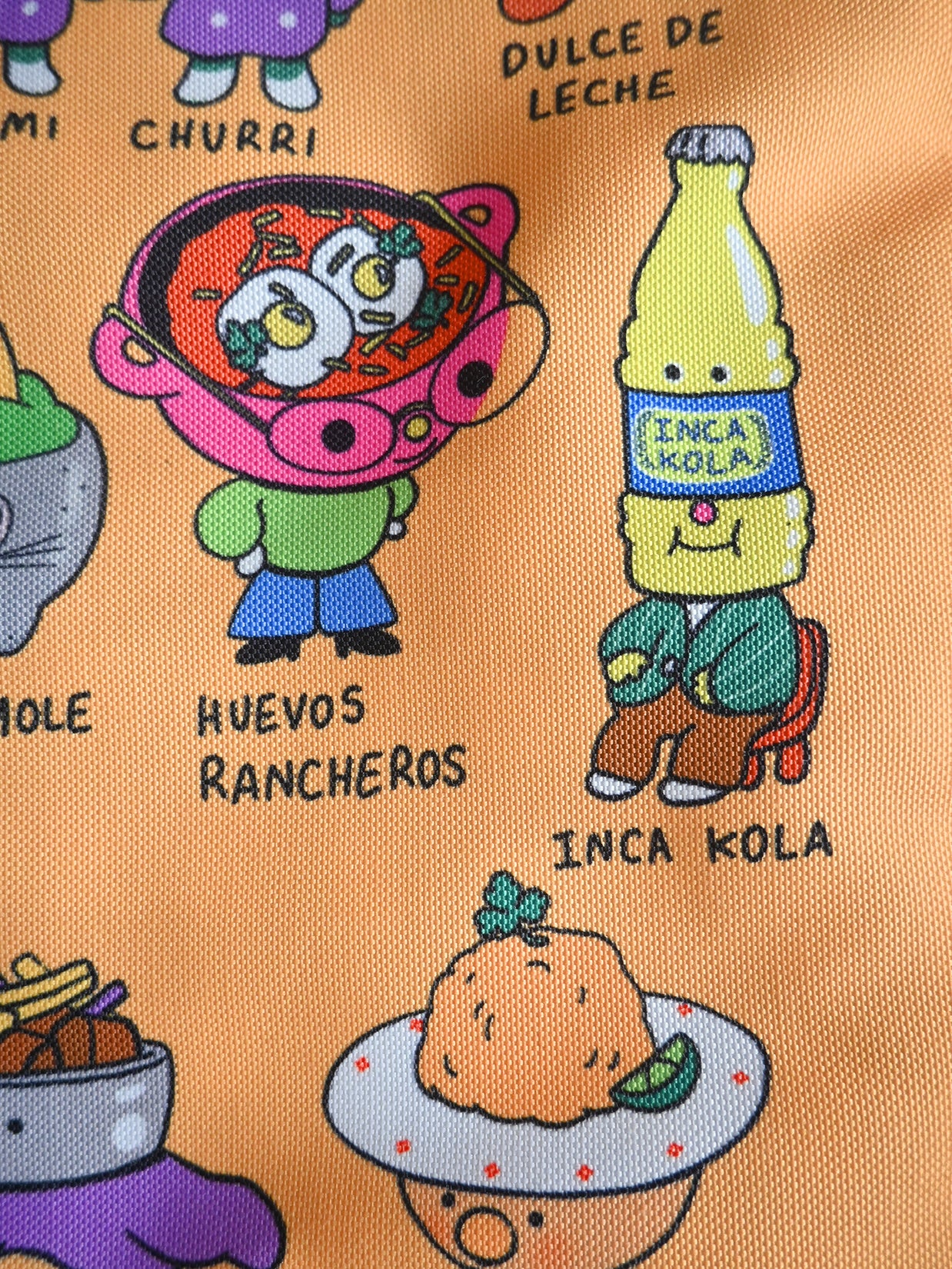 "Los Alfabetos" tote bag, by Natali Koromoto Martinez. 