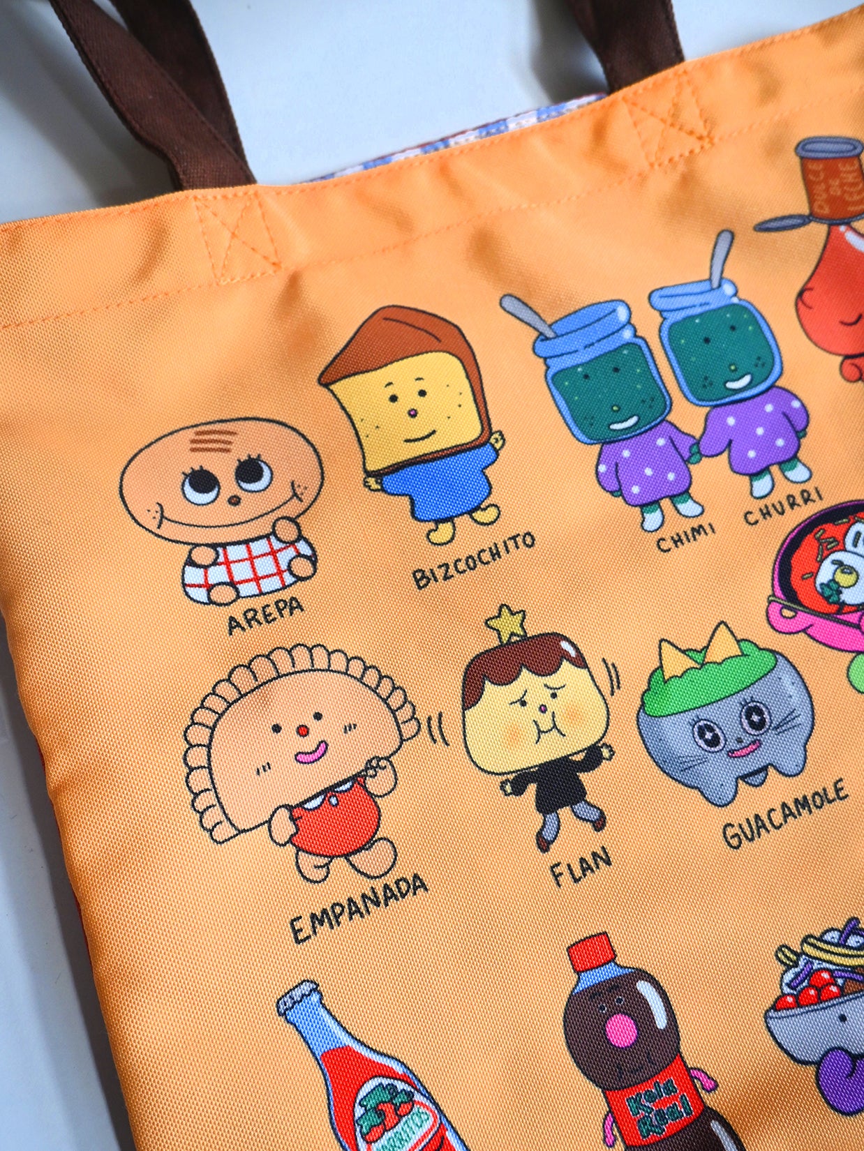 "Los Alfabetos" tote bag, by Natali Koromoto Martinez. 